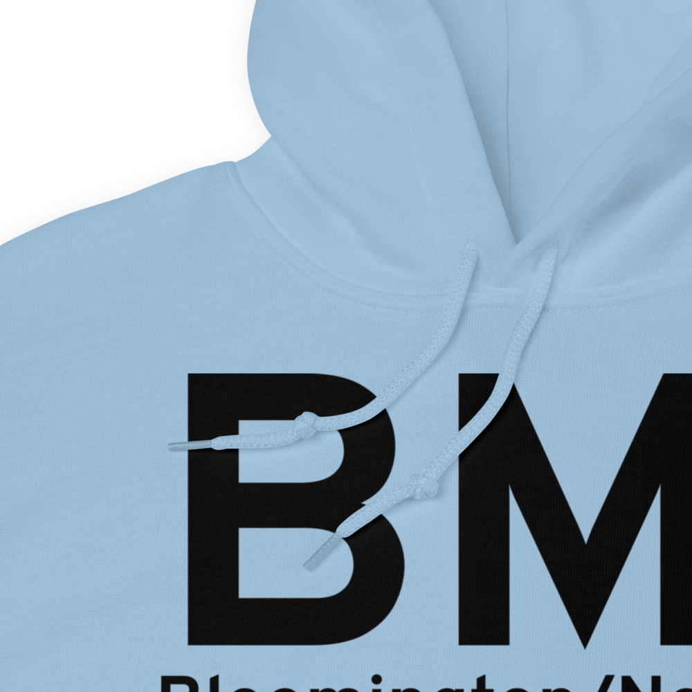 Bloomington/Normal (KBMI) Airport Hoodie Sweatshirt 