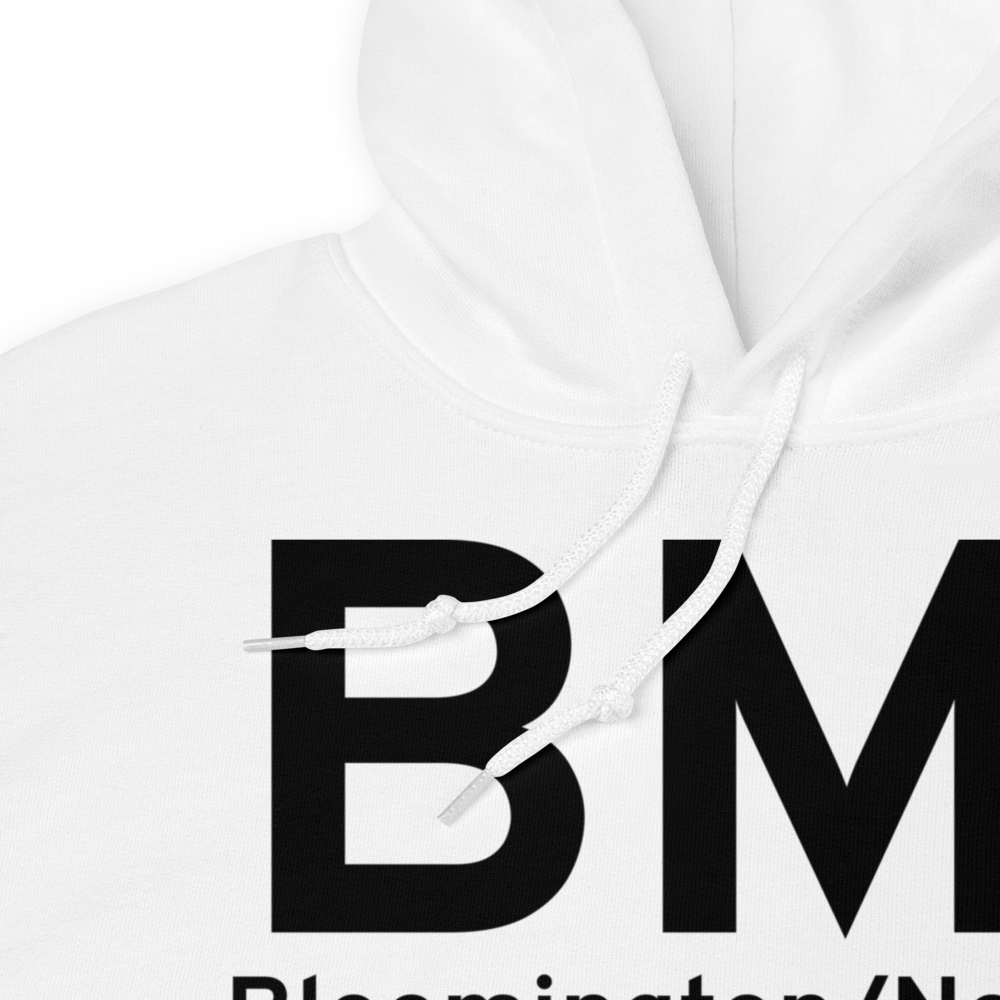 Bloomington/Normal (KBMI) Airport Hoodie Sweatshirt 