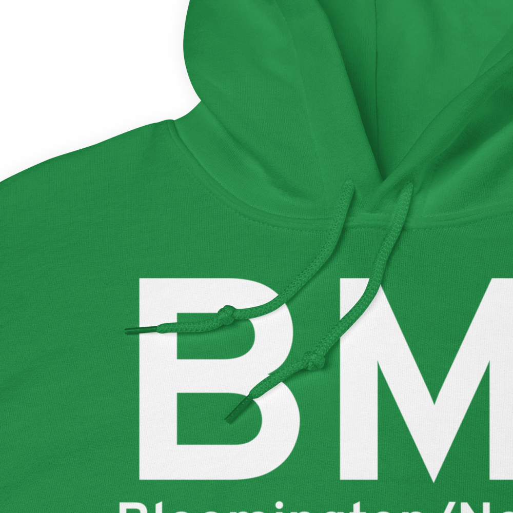 Bloomington/Normal (KBMI) Airport Hoodie Sweatshirt 