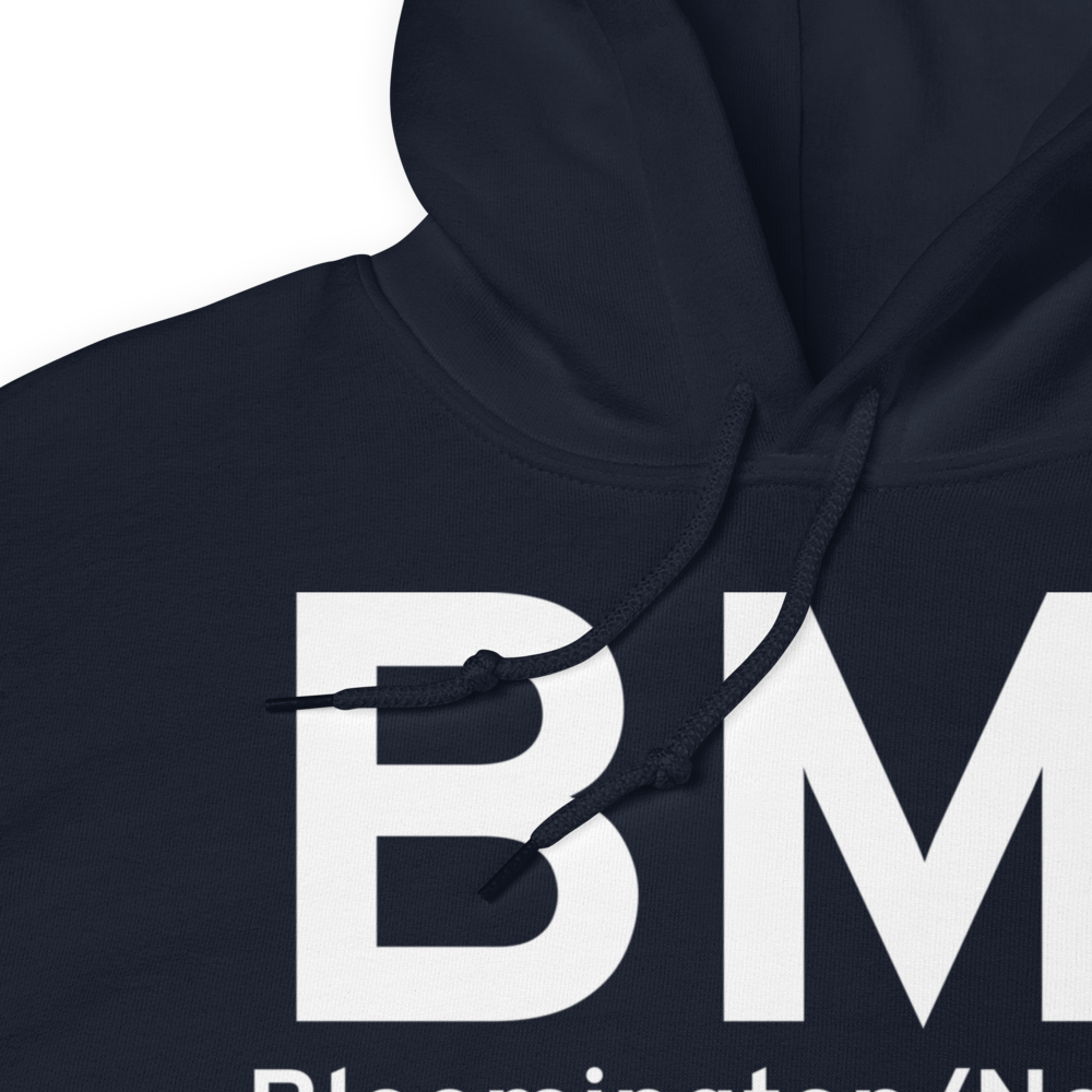 Bloomington/Normal (KBMI) Airport Hoodie Sweatshirt 