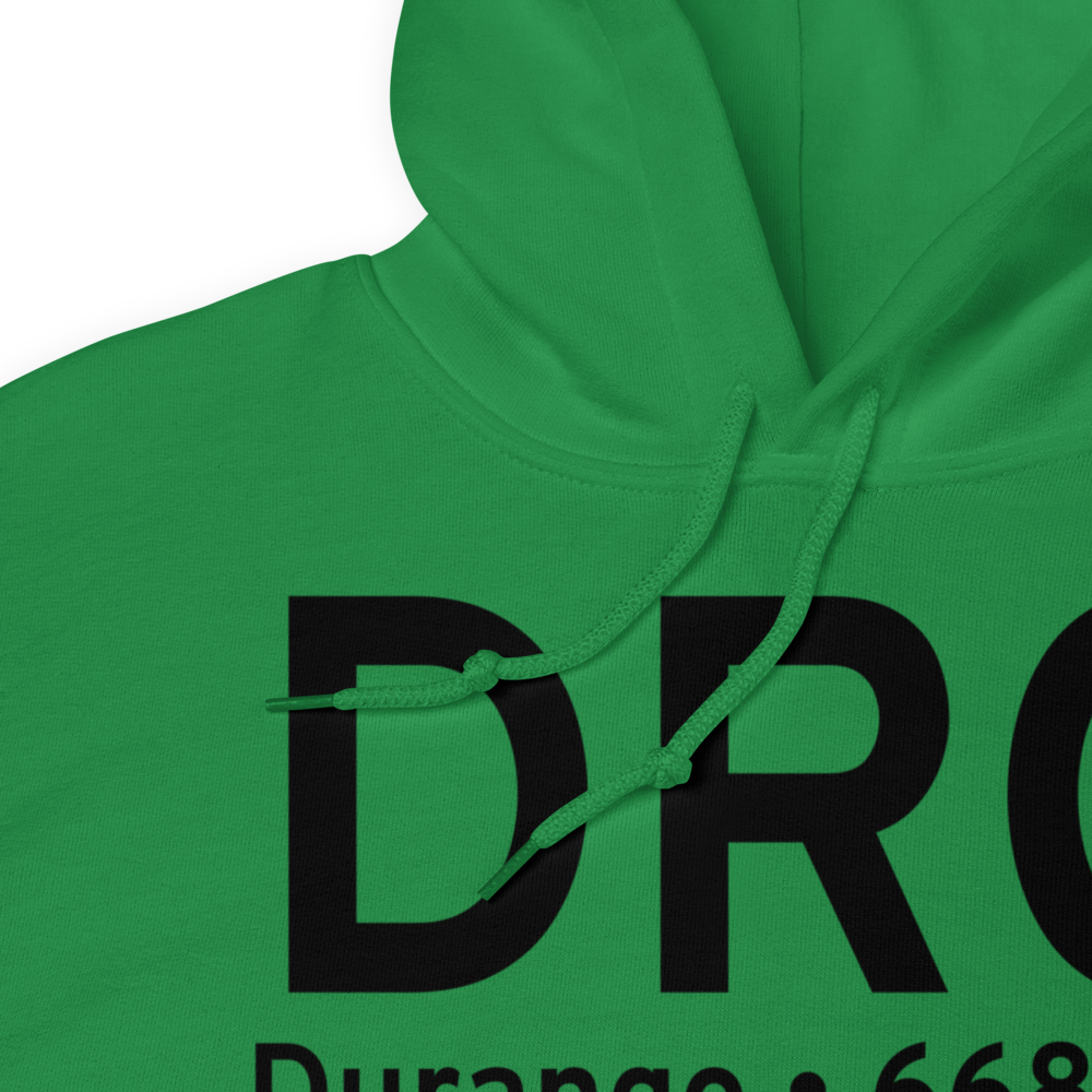 Durango (KDRO) Airport Hoodie Sweatshirt 