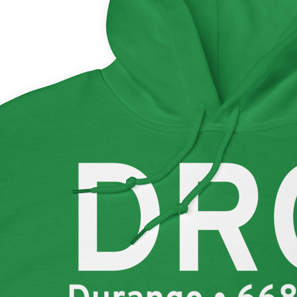 Durango (KDRO) Airport Hoodie Sweatshirt 