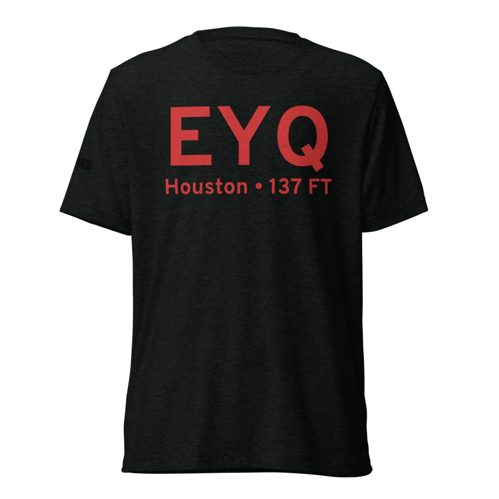 Houston (KEYQ) Airport Tri-blend T-Shirt 