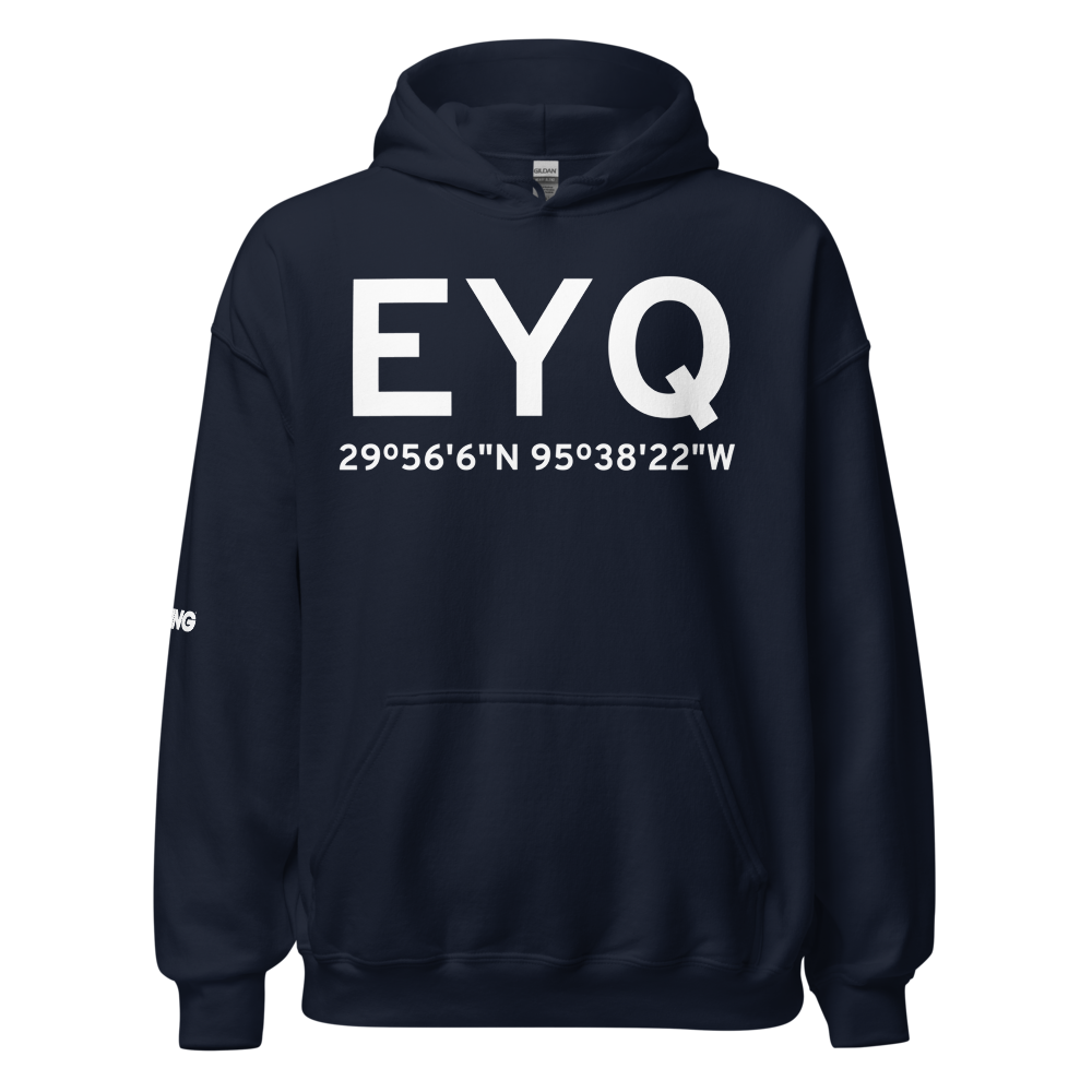Houston (KEYQ) Airport Hoodie Sweatshirt 