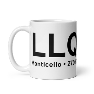 Monticello (KLLQ) Airport Mug