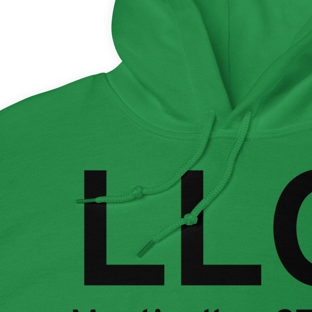 Monticello (KLLQ) Airport Hoodie Sweatshirt 