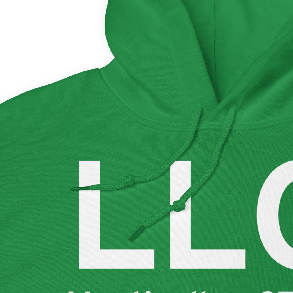 Monticello (KLLQ) Airport Hoodie Sweatshirt 