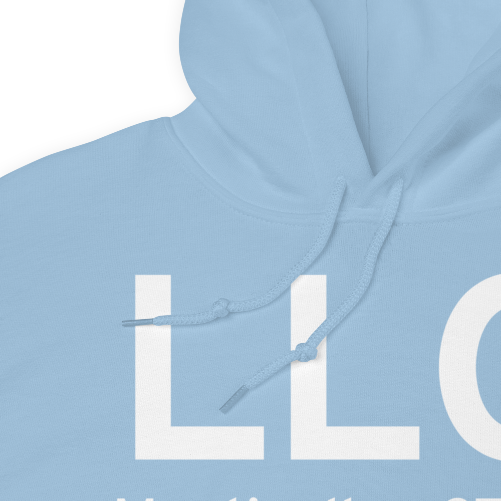 Monticello (KLLQ) Airport Hoodie Sweatshirt 