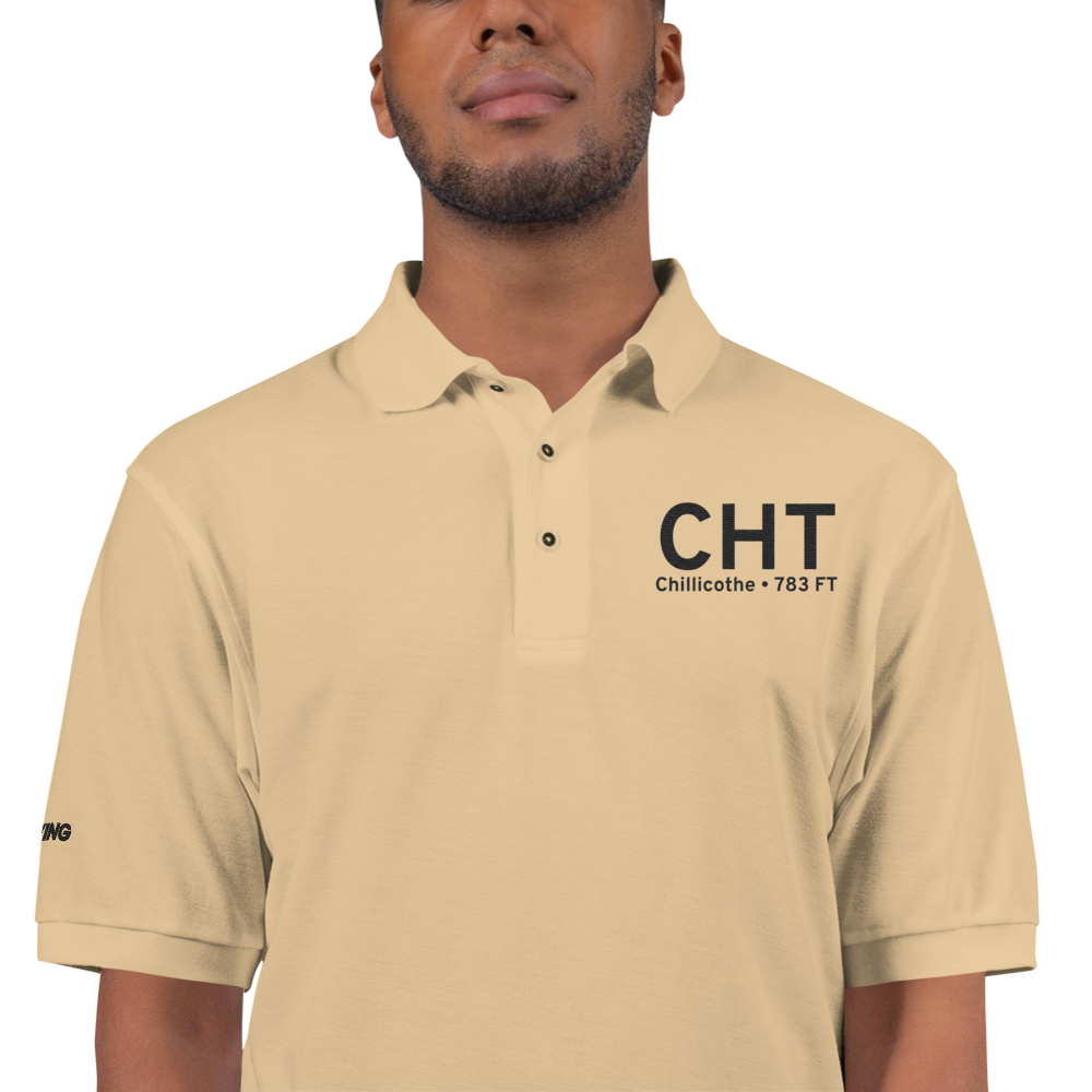 Chillicothe (KCHT) Airport Port Authority Embroidered Polo Shirt 