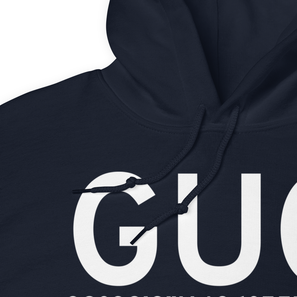Gunnison (KGUC) Airport Hoodie Sweatshirt 