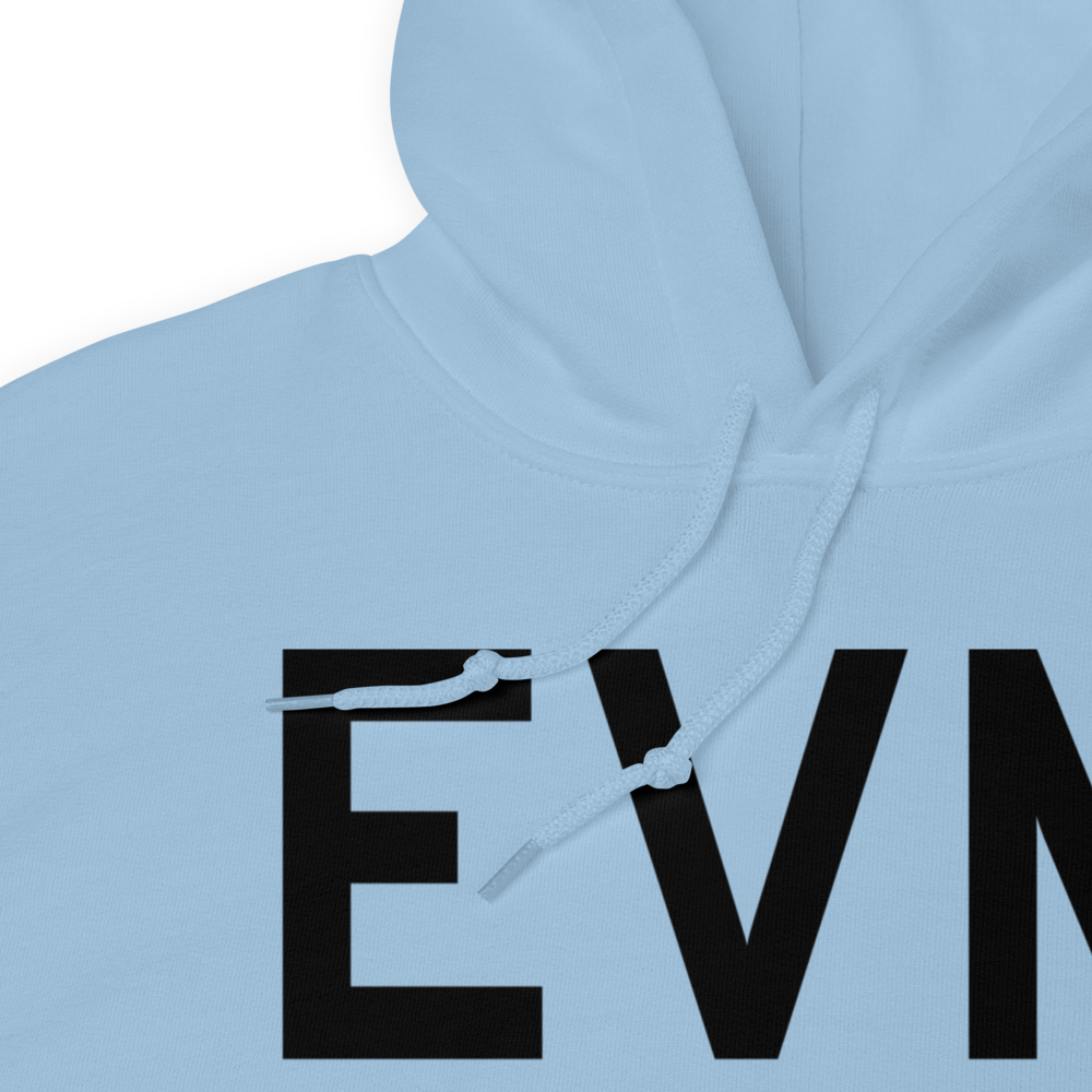 Eveleth (KEVM) Airport Hoodie Sweatshirt 
