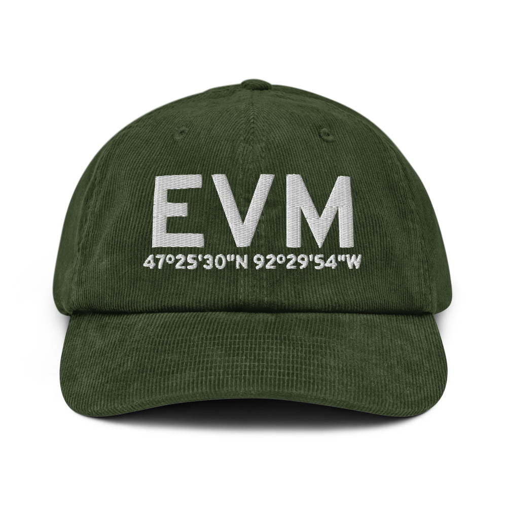 Eveleth (KEVM) Airport Hat 