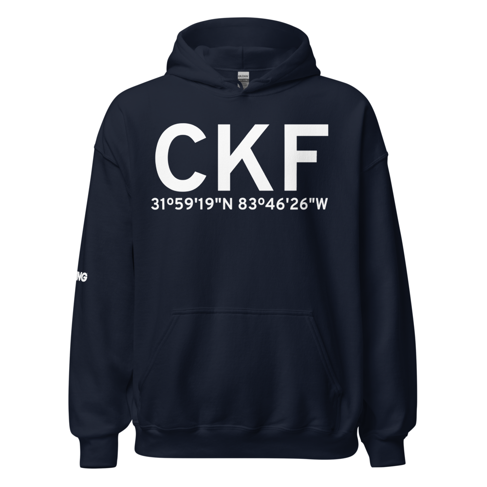 Cordele (KCKF) Airport Hoodie Sweatshirt 
