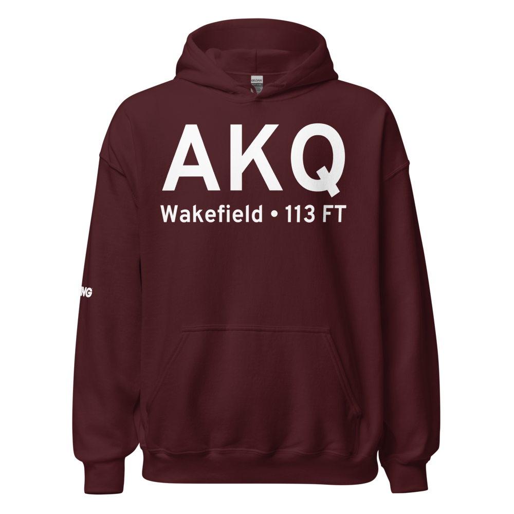 Wakefield (KAKQ) Airport Hoodie Sweatshirt 