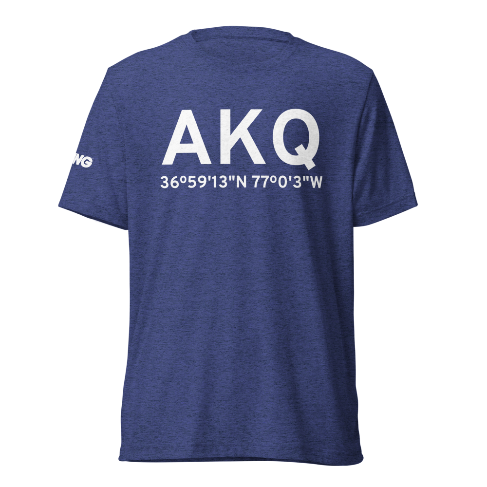 Wakefield (KAKQ) Airport Tri-blend T-Shirt 