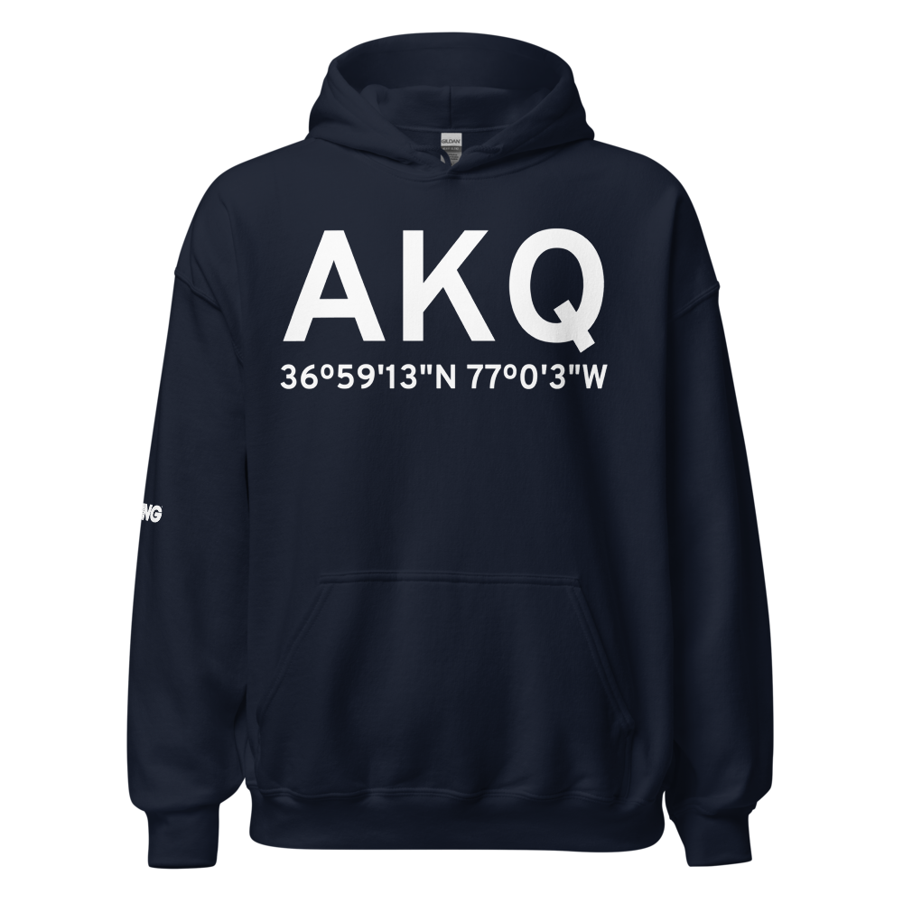 Wakefield (KAKQ) Airport Hoodie Sweatshirt 