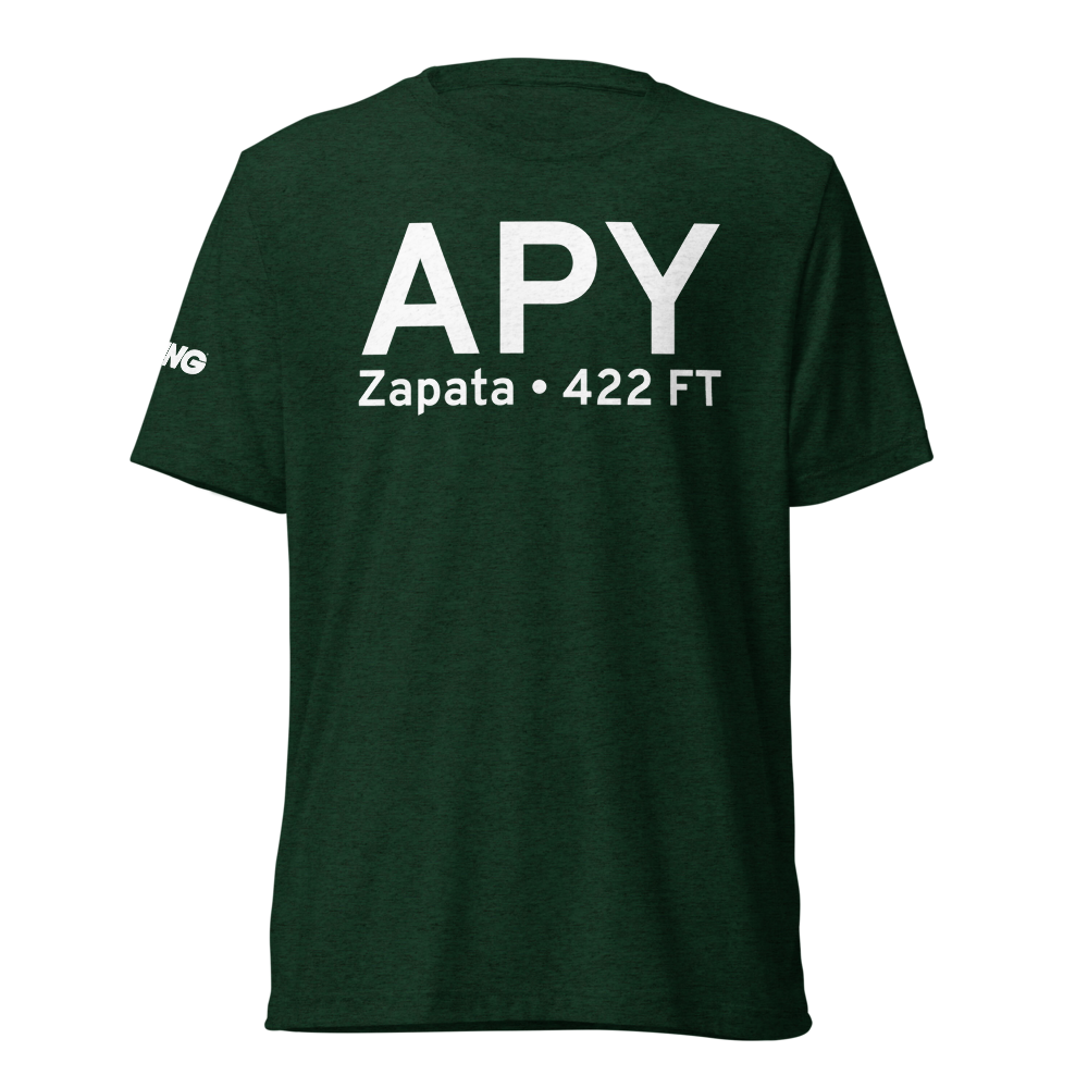 Zapata (KAPY) Airport Tri-blend T-Shirt 