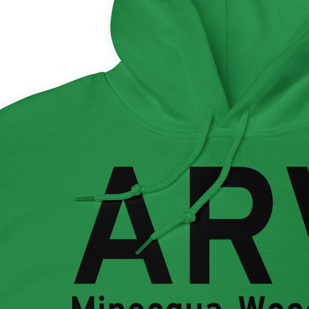 Minocqua-Woodruff (KARV) Airport Hoodie Sweatshirt 