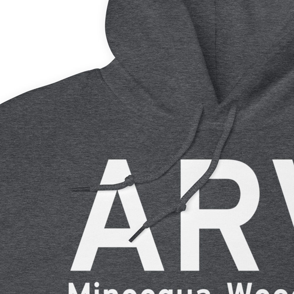Minocqua-Woodruff (KARV) Airport Hoodie Sweatshirt 