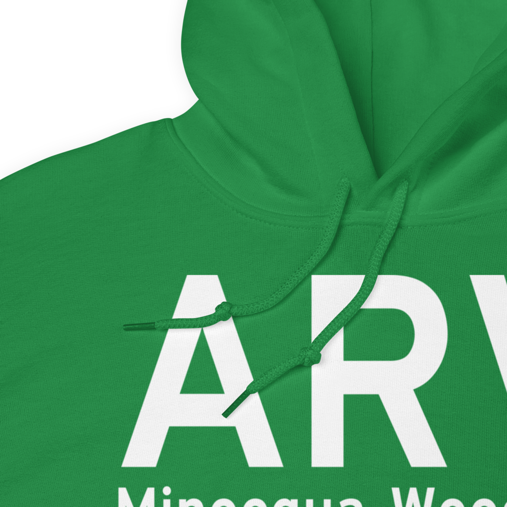 Minocqua-Woodruff (KARV) Airport Hoodie Sweatshirt 
