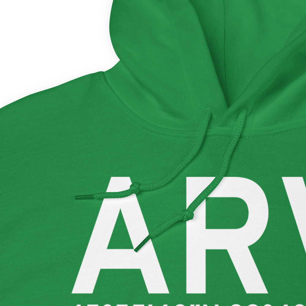 Minocqua-Woodruff (KARV) Airport Hoodie Sweatshirt 