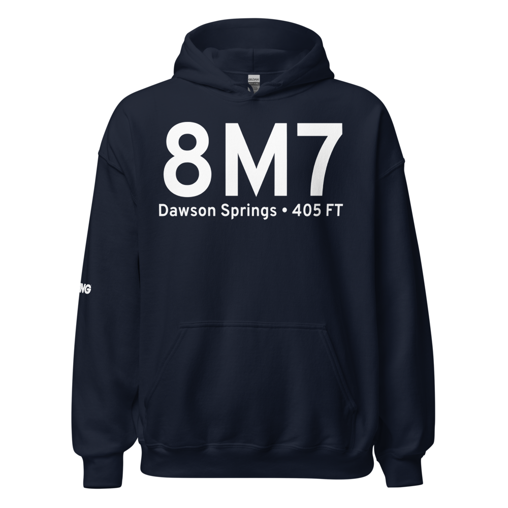 Dawson Springs (8M7) Airport Hoodie Sweatshirt 