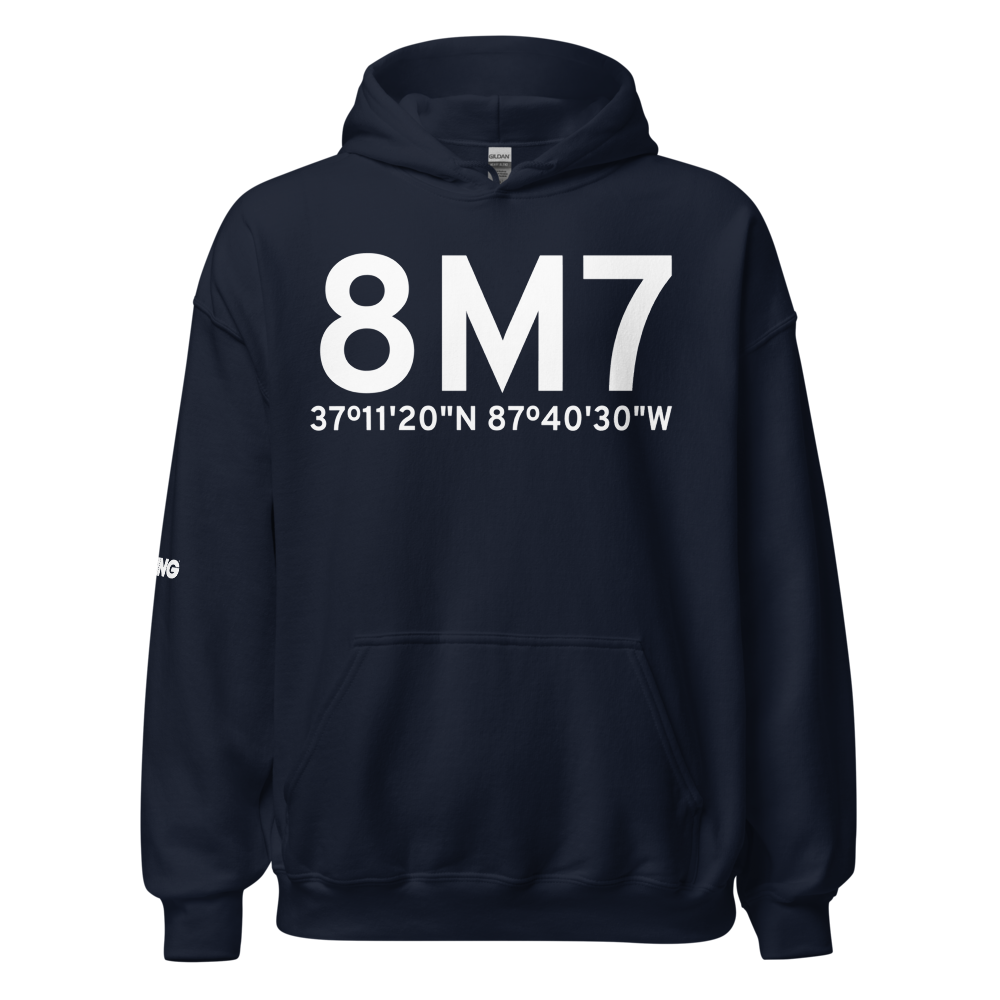 Dawson Springs (8M7) Airport Hoodie Sweatshirt 