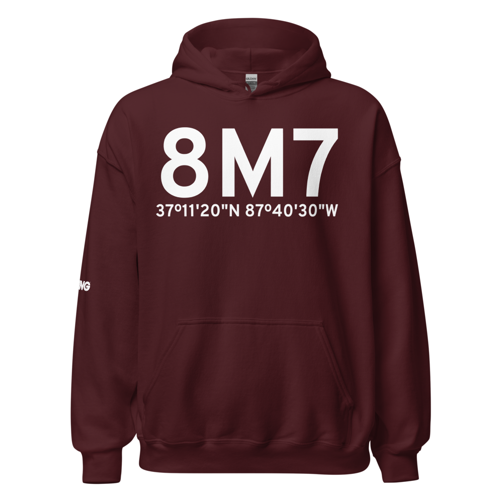 Dawson Springs (8M7) Airport Hoodie Sweatshirt 