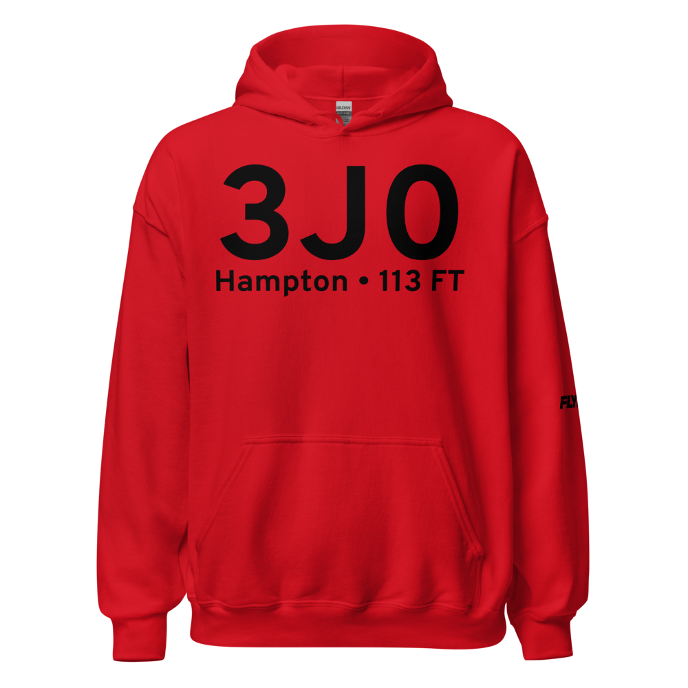 Hampton (K3J0) Airport Hoodie Sweatshirt 