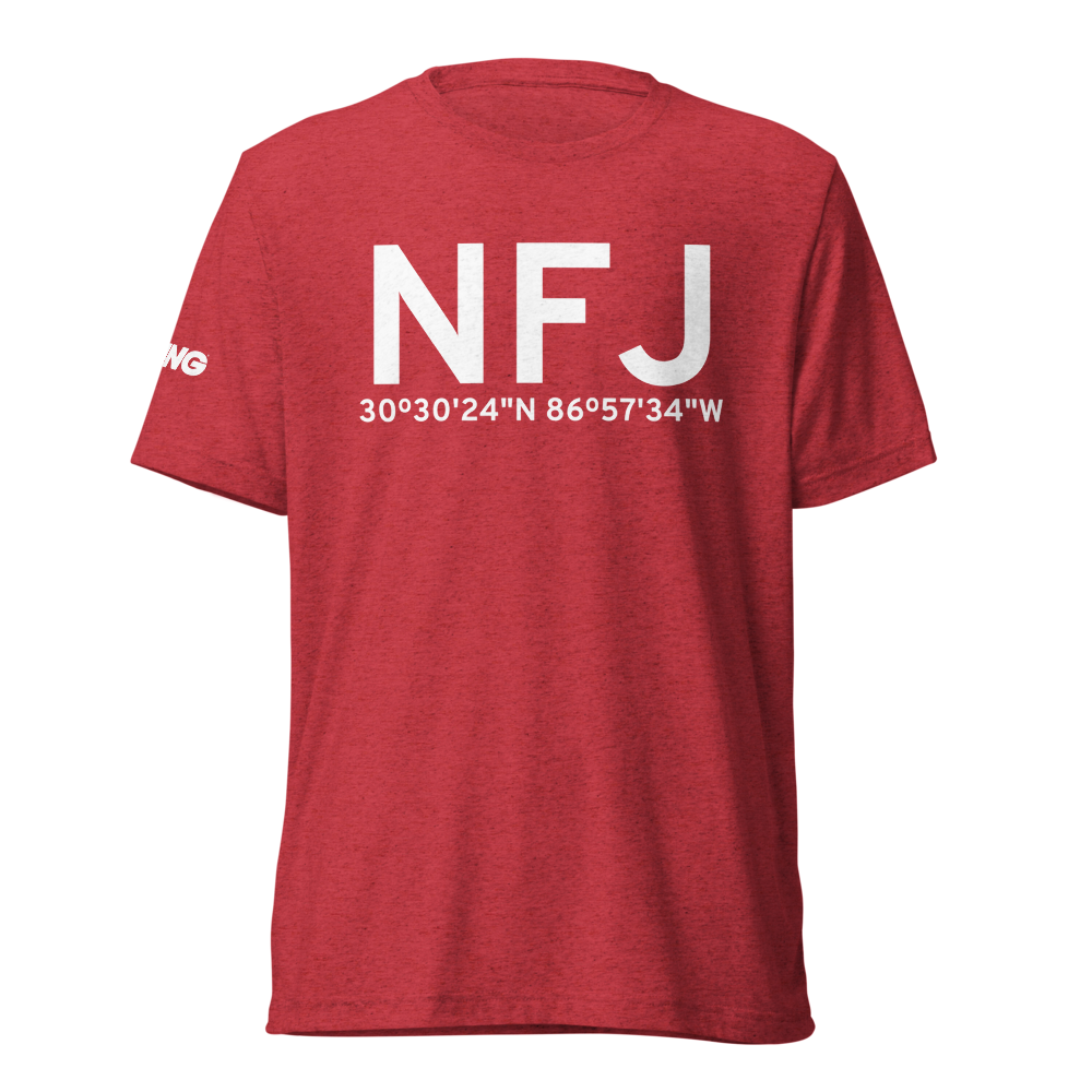Milton (KNFJ) Airport Tri-blend T-Shirt 