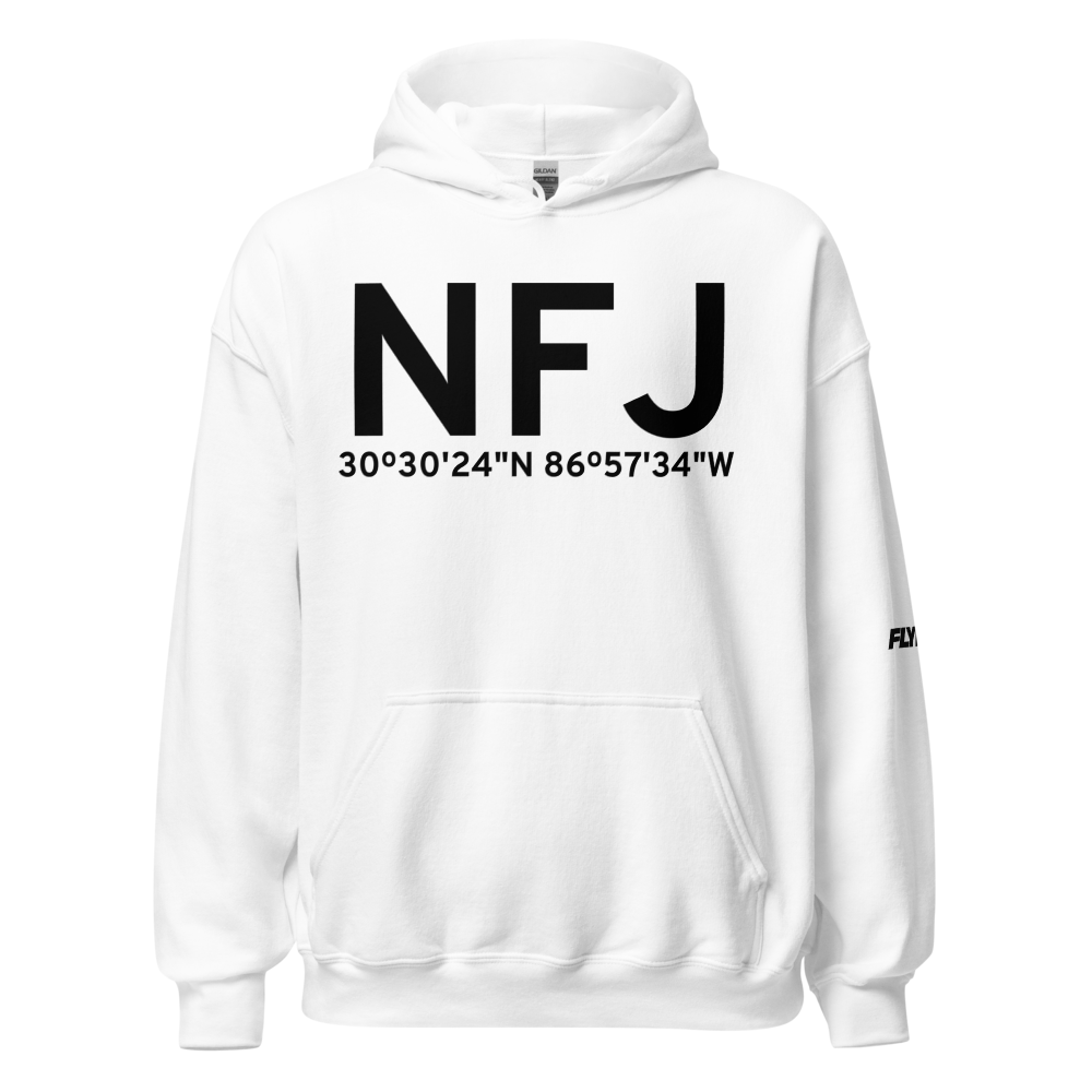 Milton (KNFJ) Airport Hoodie Sweatshirt 