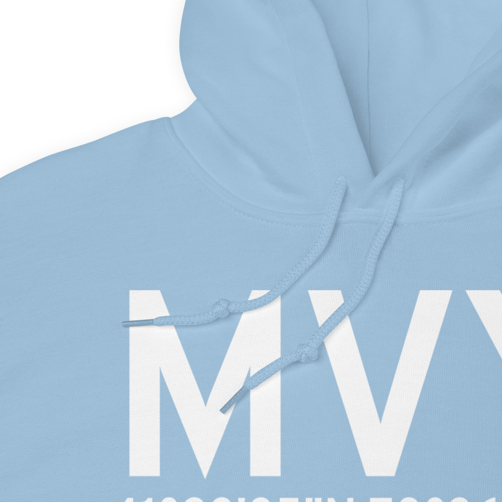 Martha's Vineyard (KMVY) Airport Hoodie Sweatshirt 