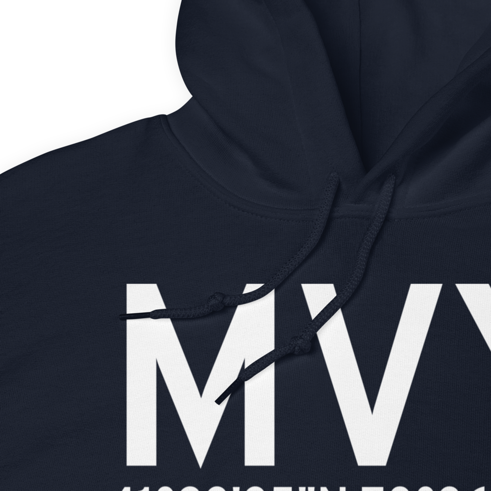 Martha's Vineyard (KMVY) Airport Hoodie Sweatshirt 