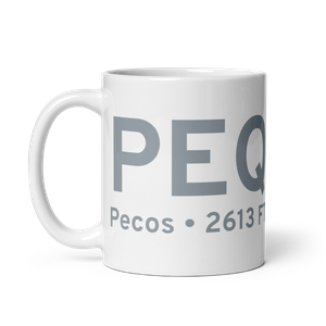 Pecos (KPEQ) Airport Mug