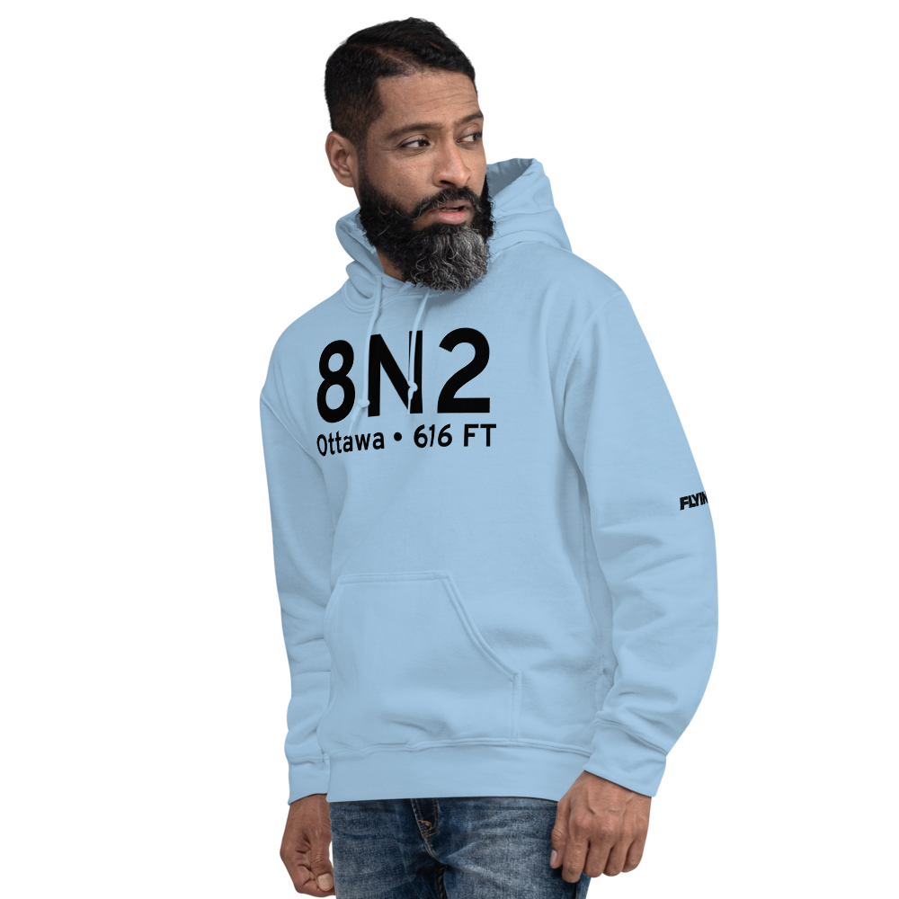 Ottawa (K8N2) Airport Hoodie Sweatshirt 
