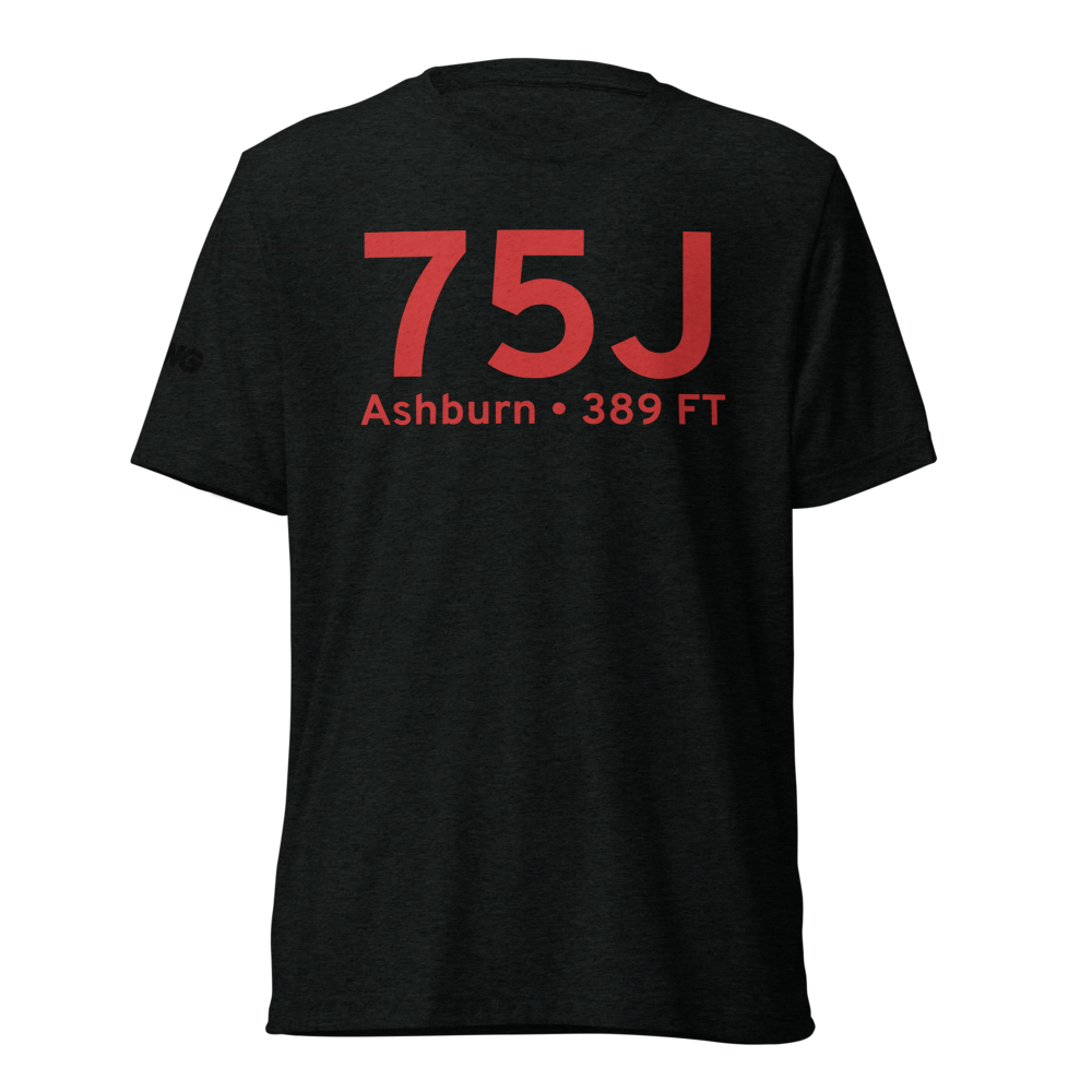 Ashburn (K75J) Airport Tri-blend T-Shirt 