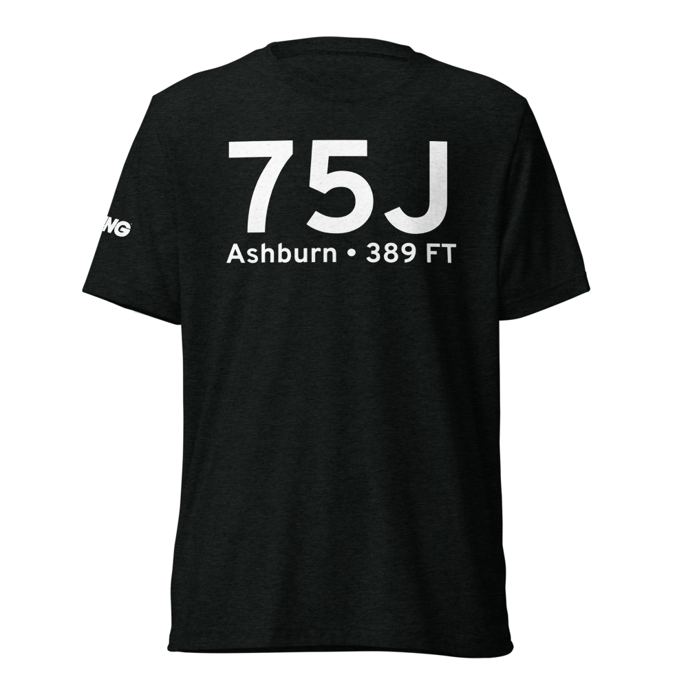 Ashburn (K75J) Airport Tri-blend T-Shirt 