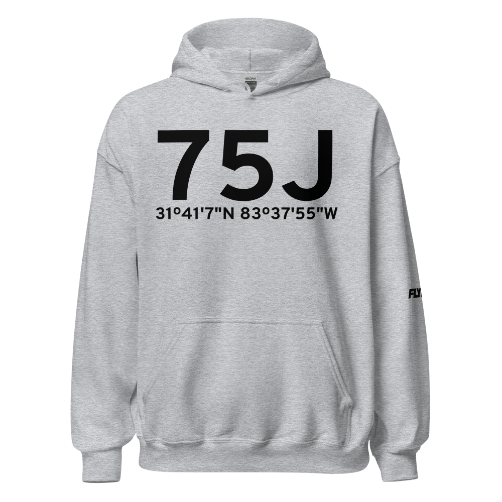 Ashburn (K75J) Airport Hoodie Sweatshirt 