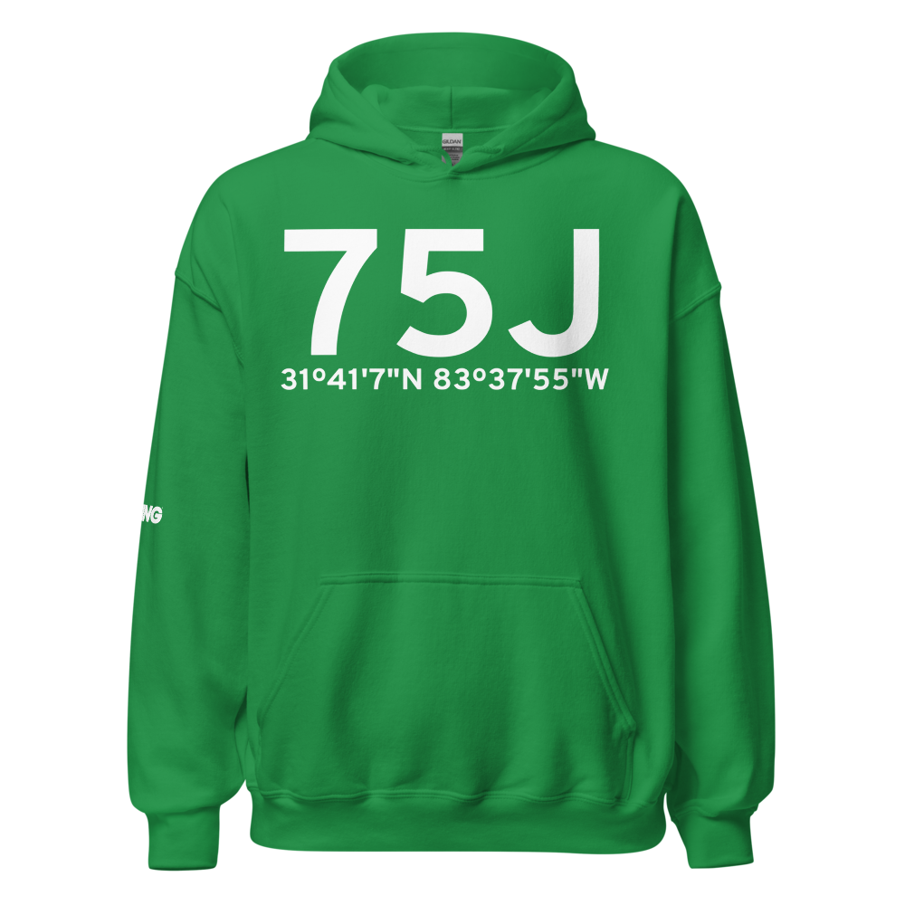 Ashburn (K75J) Airport Hoodie Sweatshirt 