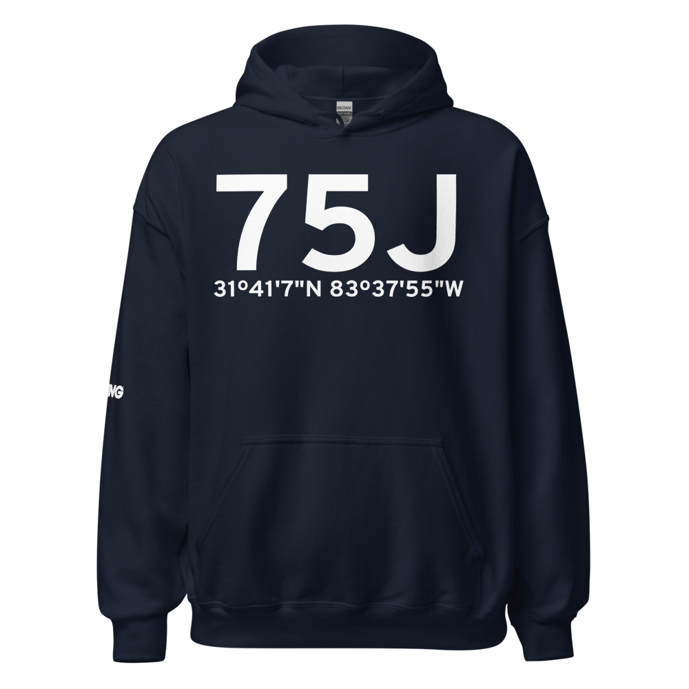 Ashburn (K75J) Airport Hoodie Sweatshirt 