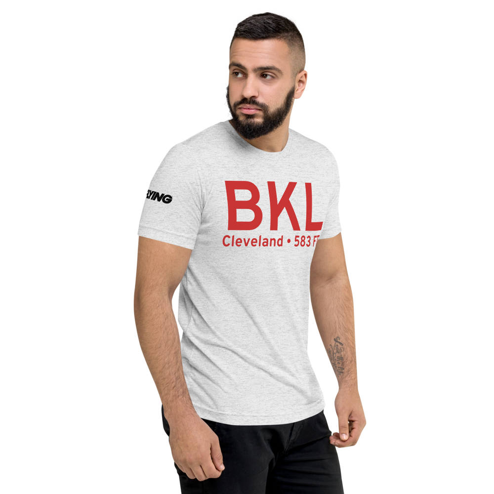 Cleveland (KBKL) Airport Tri-blend T-Shirt 
