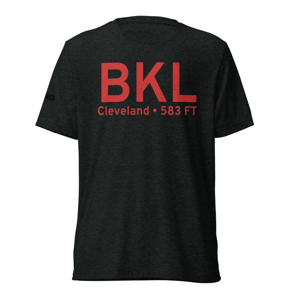 Cleveland (KBKL) Airport Tri-blend T-Shirt 