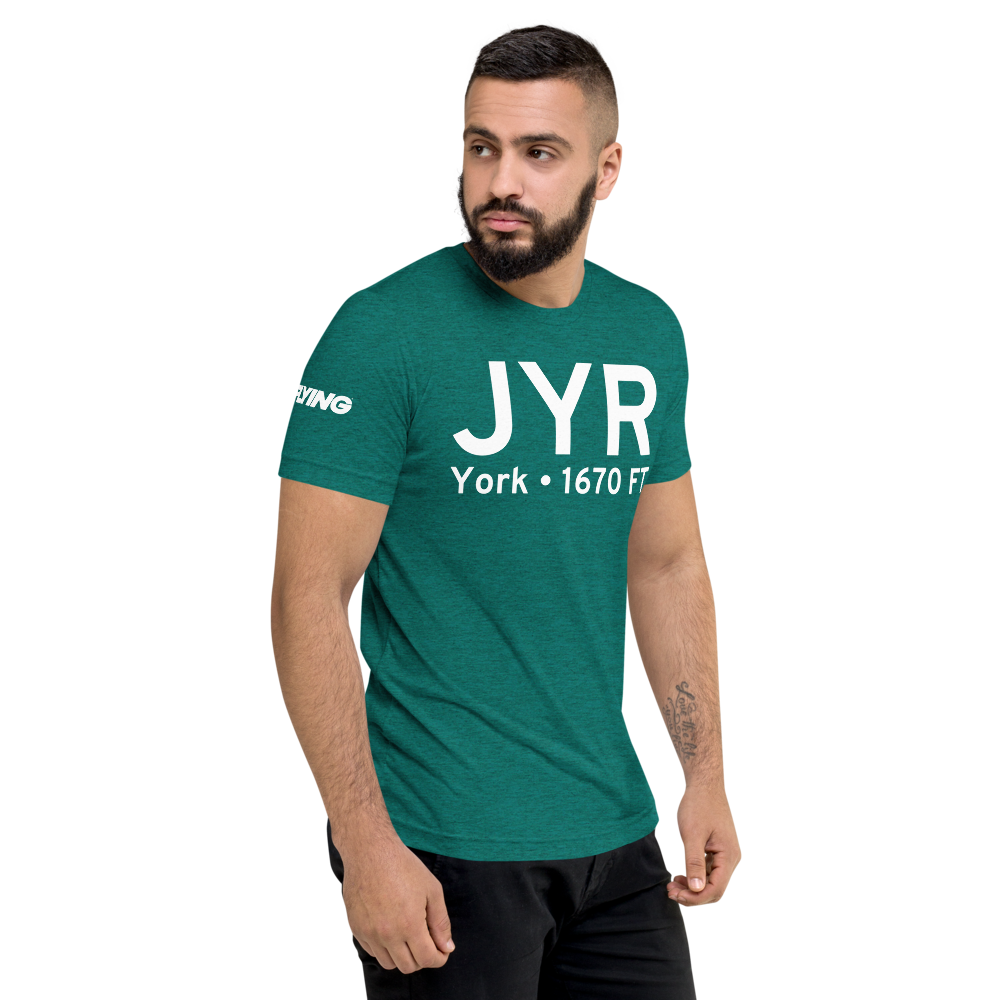 York (KJYR) Airport Tri-blend T-Shirt 