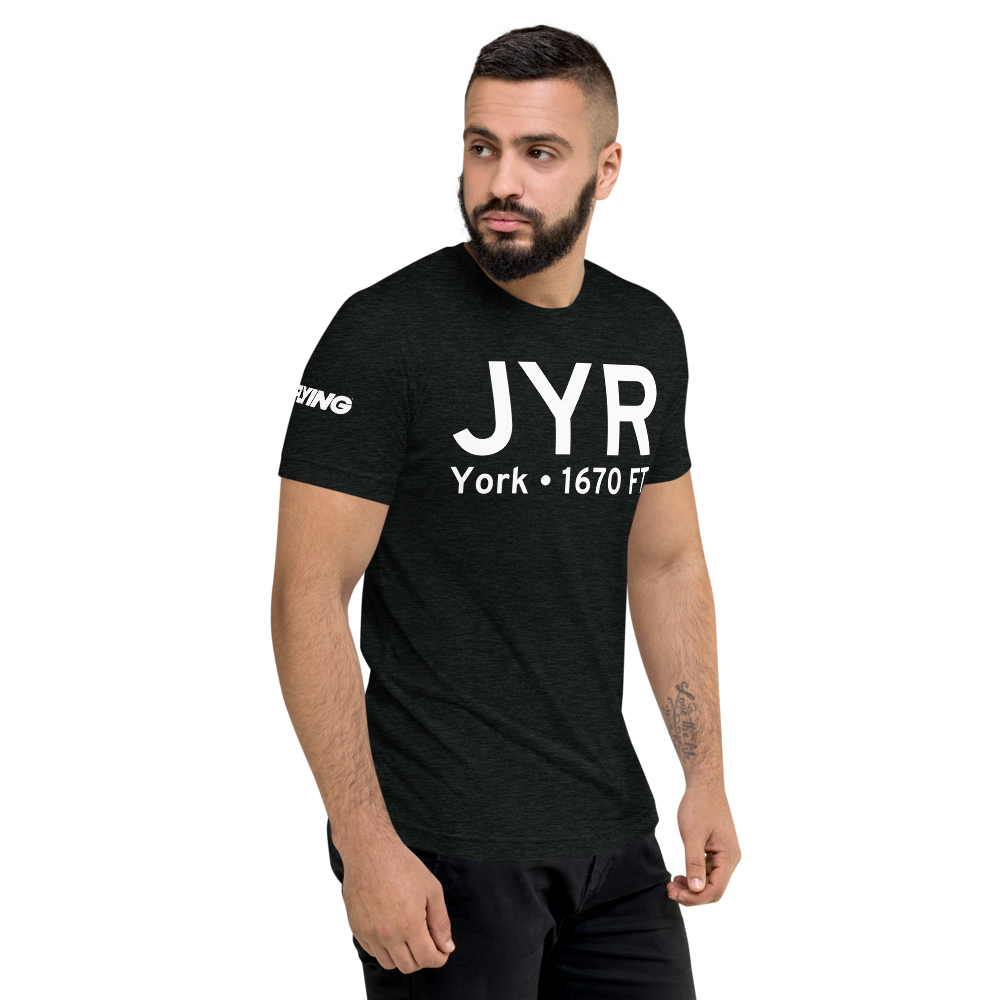York (KJYR) Airport Tri-blend T-Shirt 