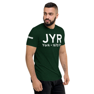 York (KJYR) Airport Tri-blend T-Shirt