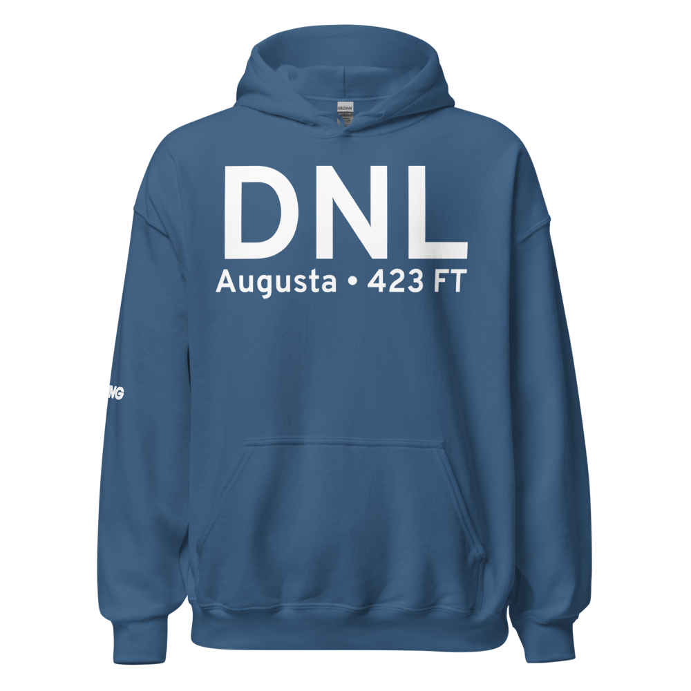 Augusta (KDNL) Airport Hoodie Sweatshirt 
