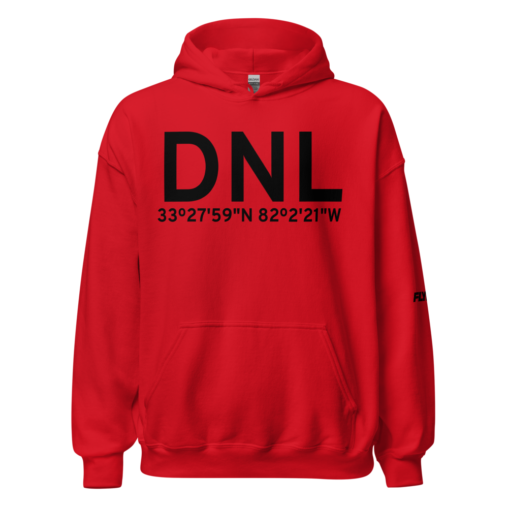 Augusta (KDNL) Airport Hoodie Sweatshirt 