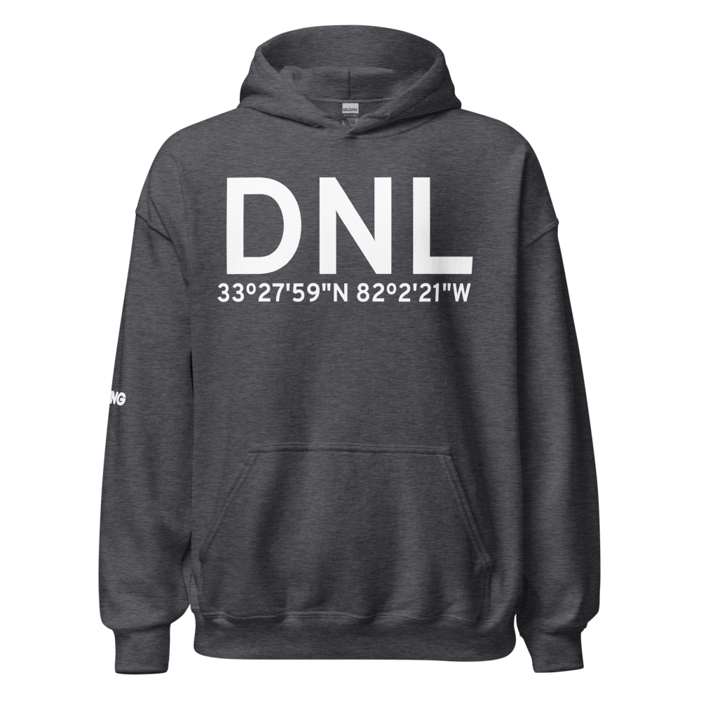 Augusta (KDNL) Airport Hoodie Sweatshirt 