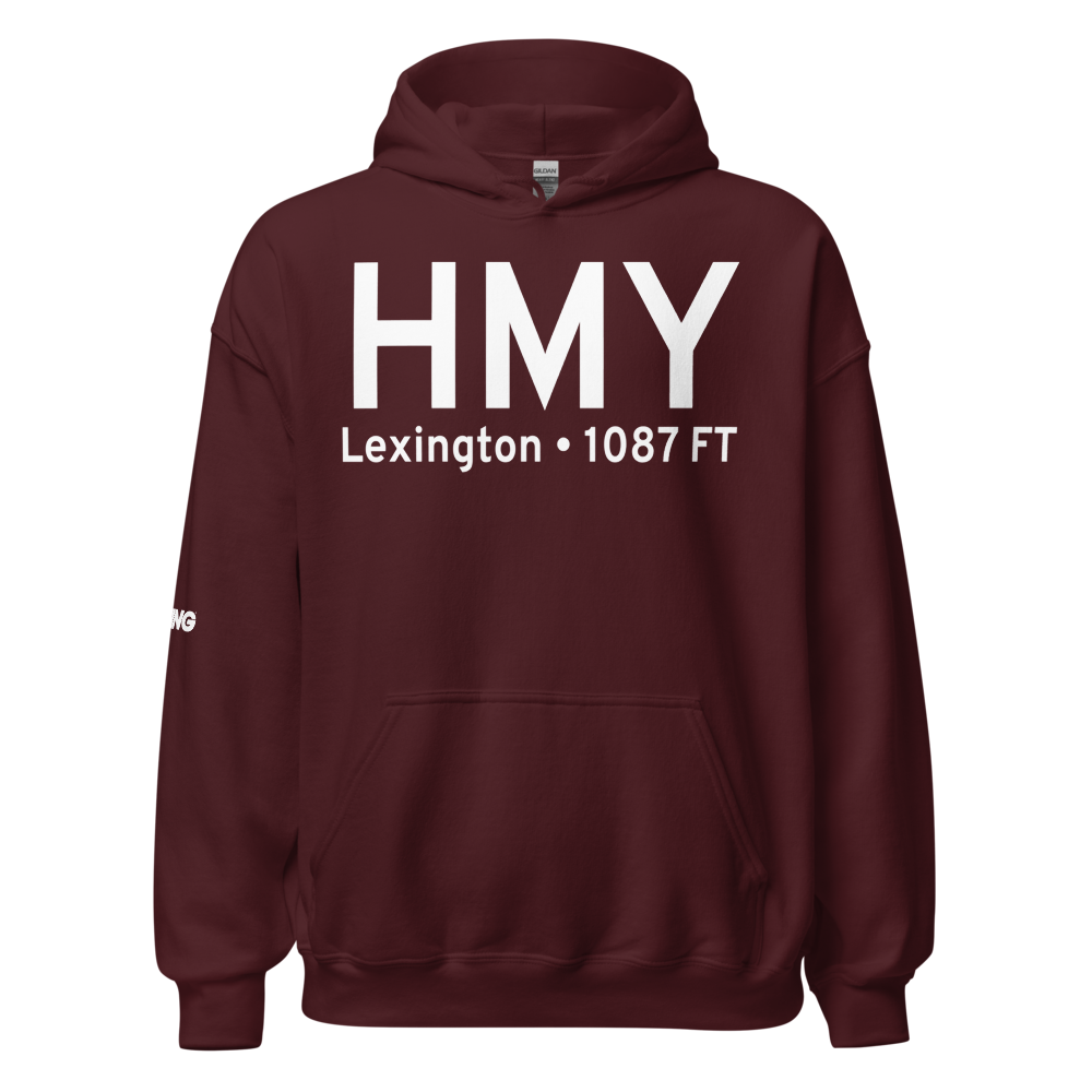 Lexington (KHMY) Airport Hoodie Sweatshirt 