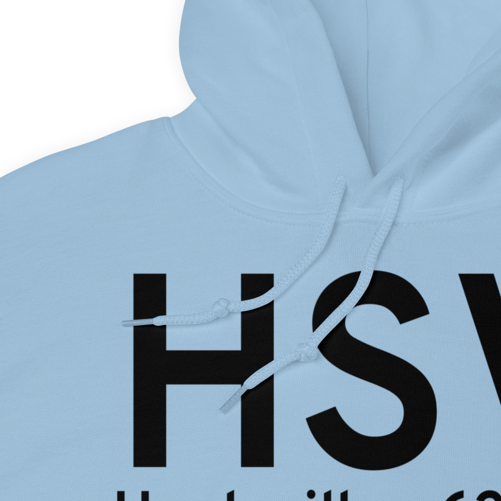 Huntsville (KHSV) Airport Hoodie Sweatshirt 